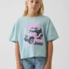 Camiseta oversize de corte cuadrado para niños
