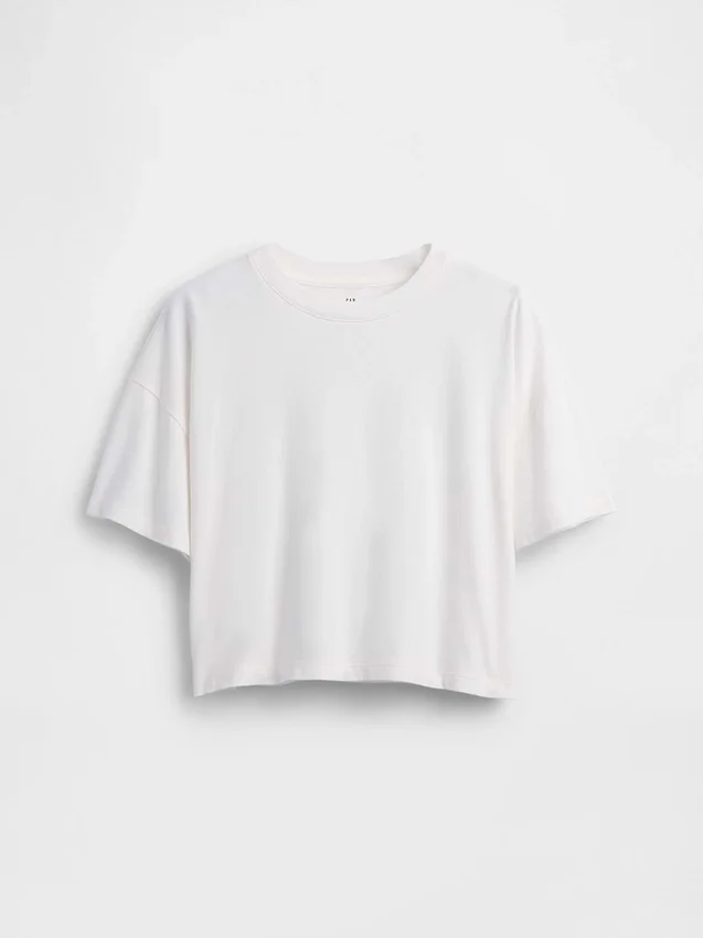 Camiseta oversize de corte cuadrado para niños