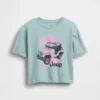 Camiseta oversize de corte cuadrado para niños