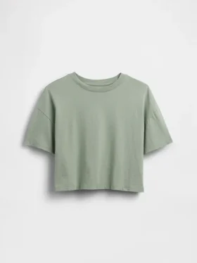 Camiseta oversize de corte cuadrado para niños