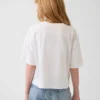 Camiseta oversize de corte cuadrado para niños