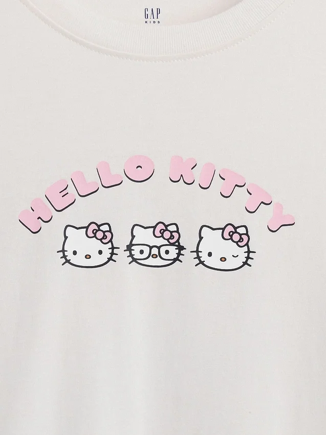 Camiseta oversize de corte cuadrado para niños de Sanrio