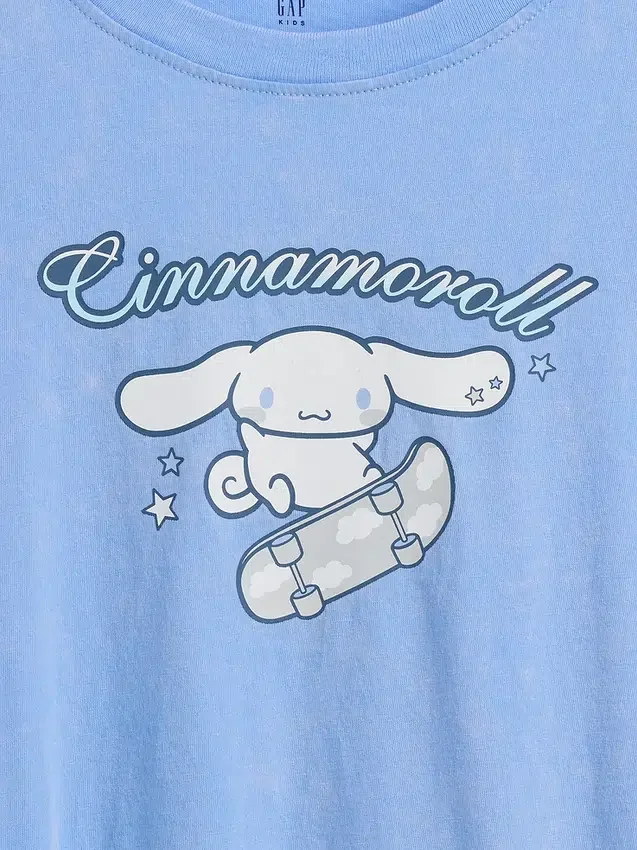 Camiseta oversize de corte cuadrado para niños de Sanrio