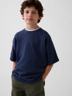 Camiseta oversize de peso pesado para niños