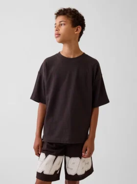Camiseta oversize de peso pesado para niños