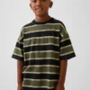 Camiseta oversize de peso pesado para niños