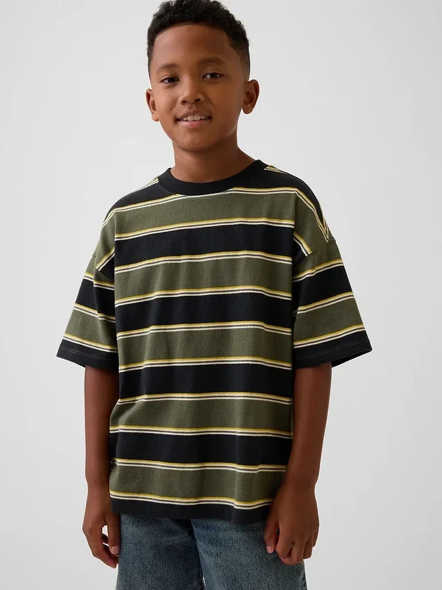 Camiseta oversize de peso pesado para niños