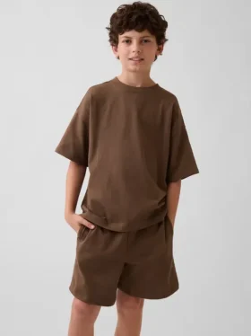 Camiseta oversize de peso pesado para niños