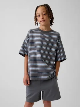 Camiseta oversize de peso pesado para niños