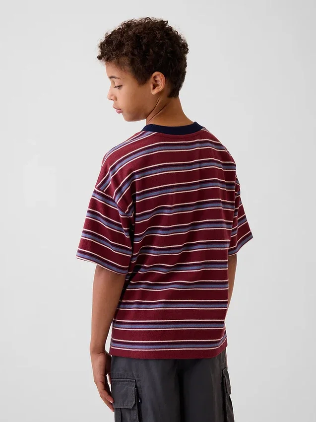 Camiseta oversize de peso pesado para niños
