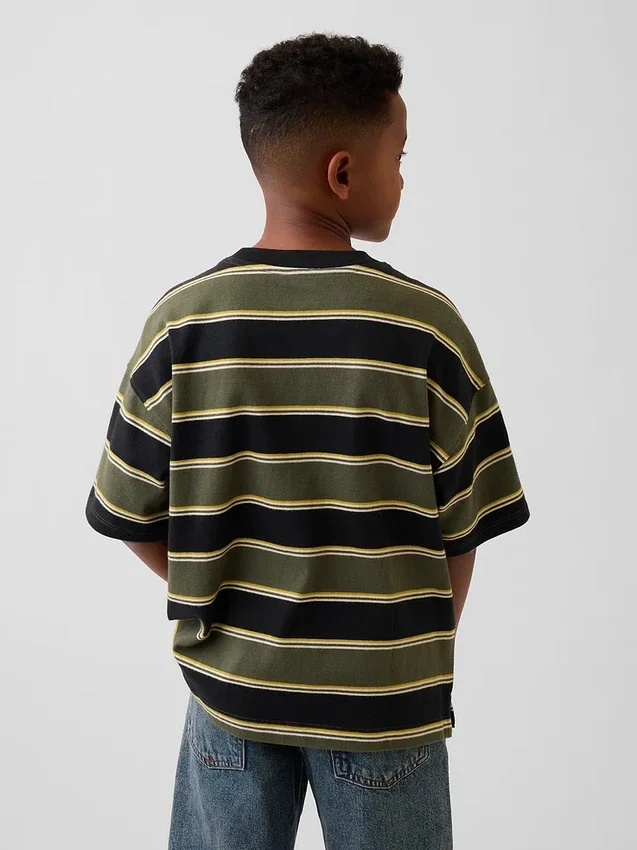 Camiseta oversize de peso pesado para niños