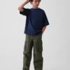 Camiseta oversize de peso pesado para niños