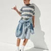 Camiseta oversize de peso pesado para niños