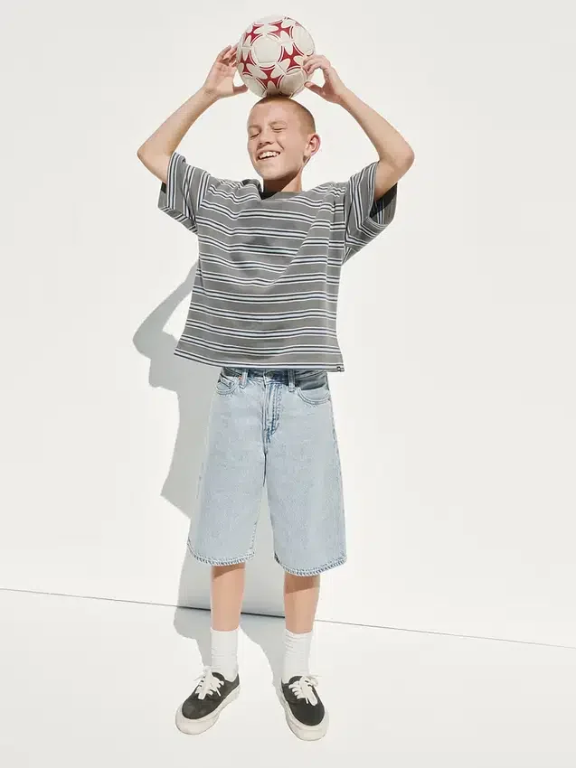 Camiseta oversize de peso pesado para niños