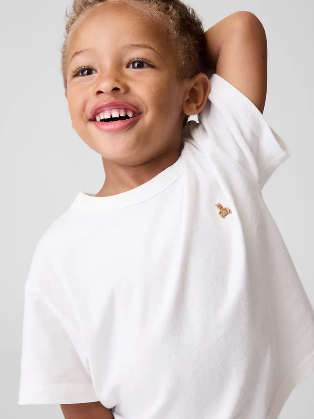 Camiseta oversize para bebés y niños pequeños
