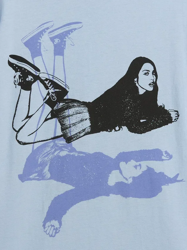 Camiseta oversize para niños con diseño de Olivia Rodrigo
