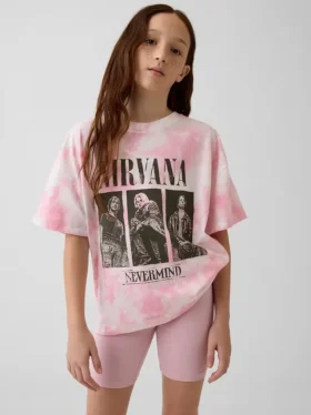 Camiseta oversize para niños de Nirvana
