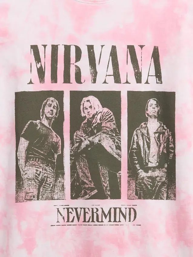 Camiseta oversize para niños de Nirvana
