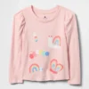 Camiseta para bebés y niños con mangas abullonadas para combinar