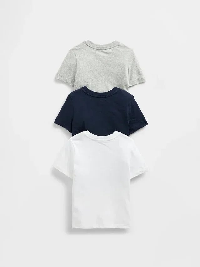 Camiseta para bebés y niños pequeños para combinar (paquete de 3)