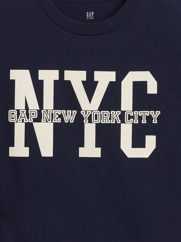Camiseta para niños con el logotipo de Gap NYC