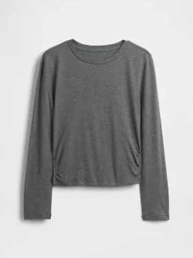 Camiseta para niños con fruncidos en los costados