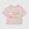 Camiseta para niños pequeños con diseño de tren colorido