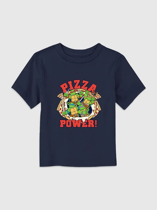 Camiseta «Pizza Power» de las Tortugas Ninja para niños pequeños