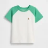 Camiseta raglán combinable para bebés y niños pequeños