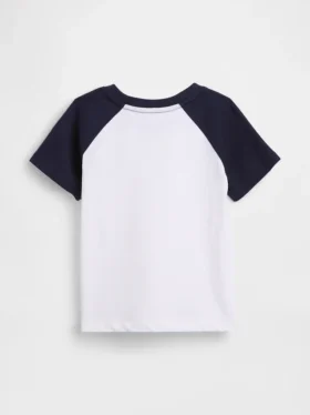 Camiseta raglán combinable para bebés y niños pequeños