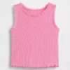 Camiseta sin mangas acanalada para bebés y niños