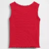 Camiseta sin mangas acanalada para bebés y niños