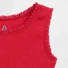Camiseta sin mangas acanalada para bebés y niños