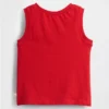 Camiseta sin mangas con estampado para bebés y niños, combinable