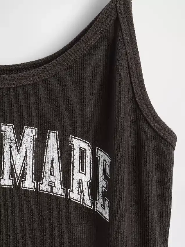 Camiseta sin mangas con mini acanalado de GAP × Disney: «La pesadilla antes de Navidad» de Tim Burton