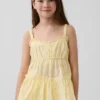 Camiseta sin mangas con ojales en capas para niños