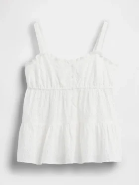 Camiseta sin mangas con ojales en capas para niños