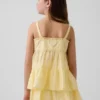 Camiseta sin mangas con ojales en capas para niños