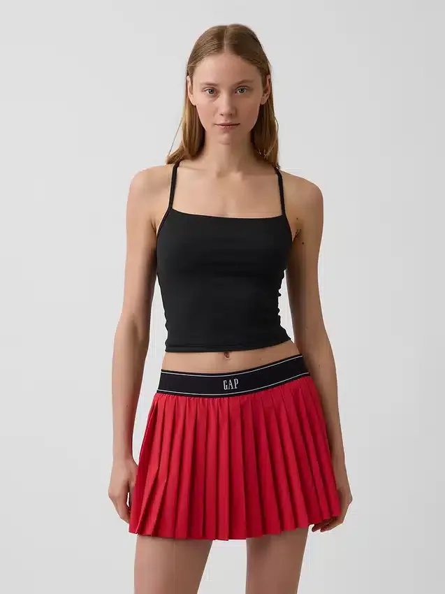 Camiseta sin mangas corta con espalda de corredor GapFit Smooth