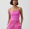 Camiseta sin mangas corta con espalda de corredor GapFit Smooth