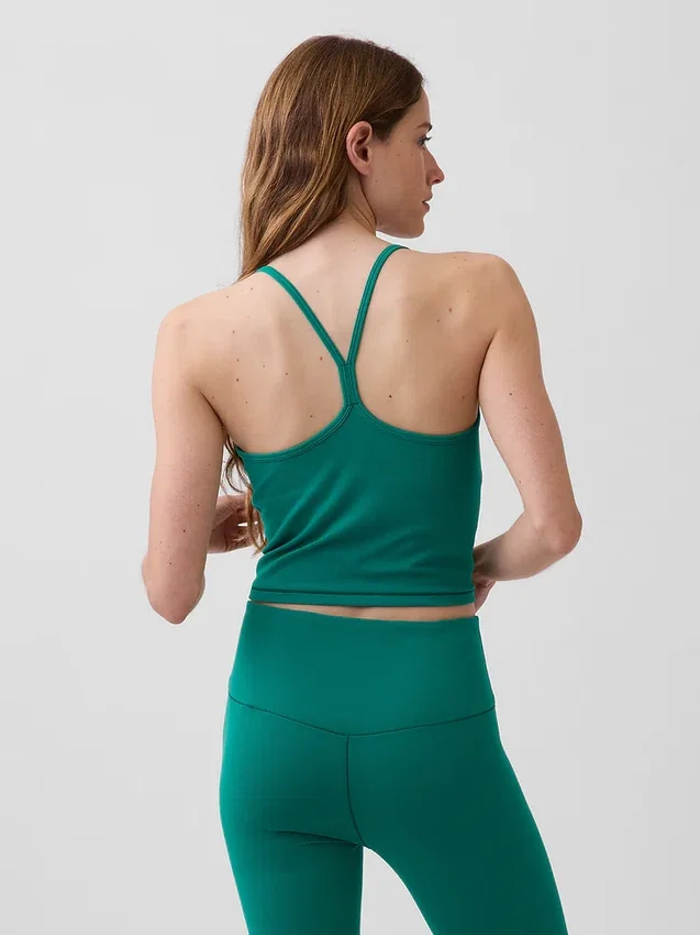 Camiseta sin mangas corta con espalda de corredor GapFit Smooth
