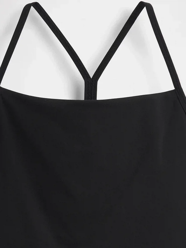 Camiseta sin mangas corta con espalda de corredor GapFit Smooth