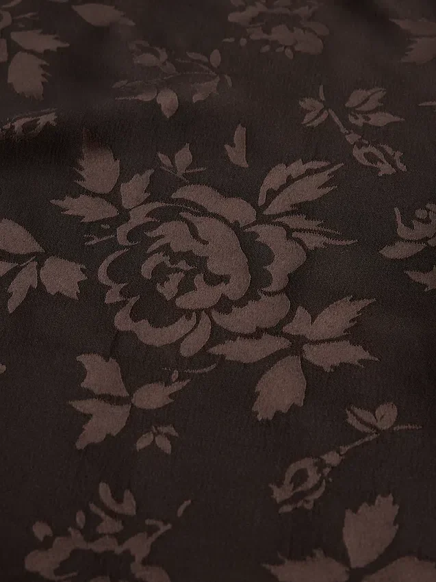 Camiseta sin mangas corta de jacquard