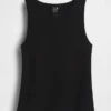 Camiseta sin mangas corta de jersey