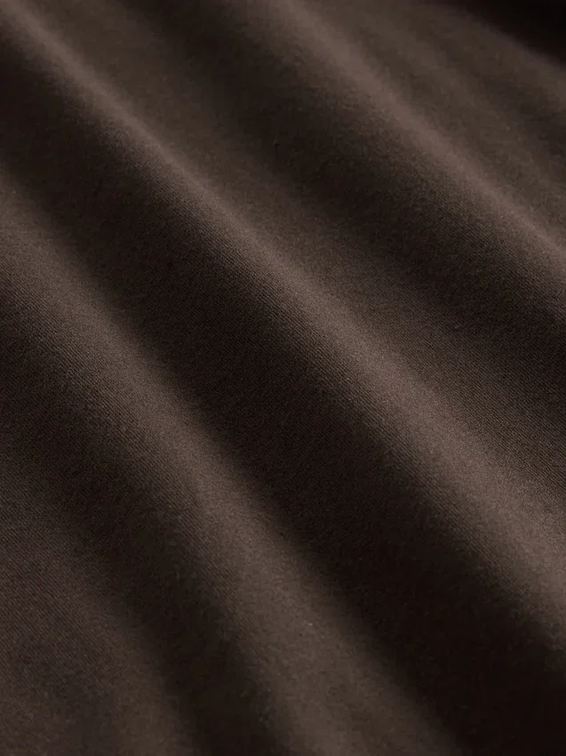 Camiseta sin mangas corta de jersey de punto tupido con cuello barco