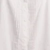 Camiseta sin mangas corta de pijama con pliegues en mezcla de lino
