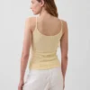 Camiseta sin mangas corta de punto pointelle