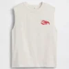 Camiseta sin mangas de algodón grueso para niños