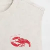 Camiseta sin mangas de algodón grueso para niños