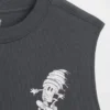 Camiseta sin mangas de algodón grueso para niños